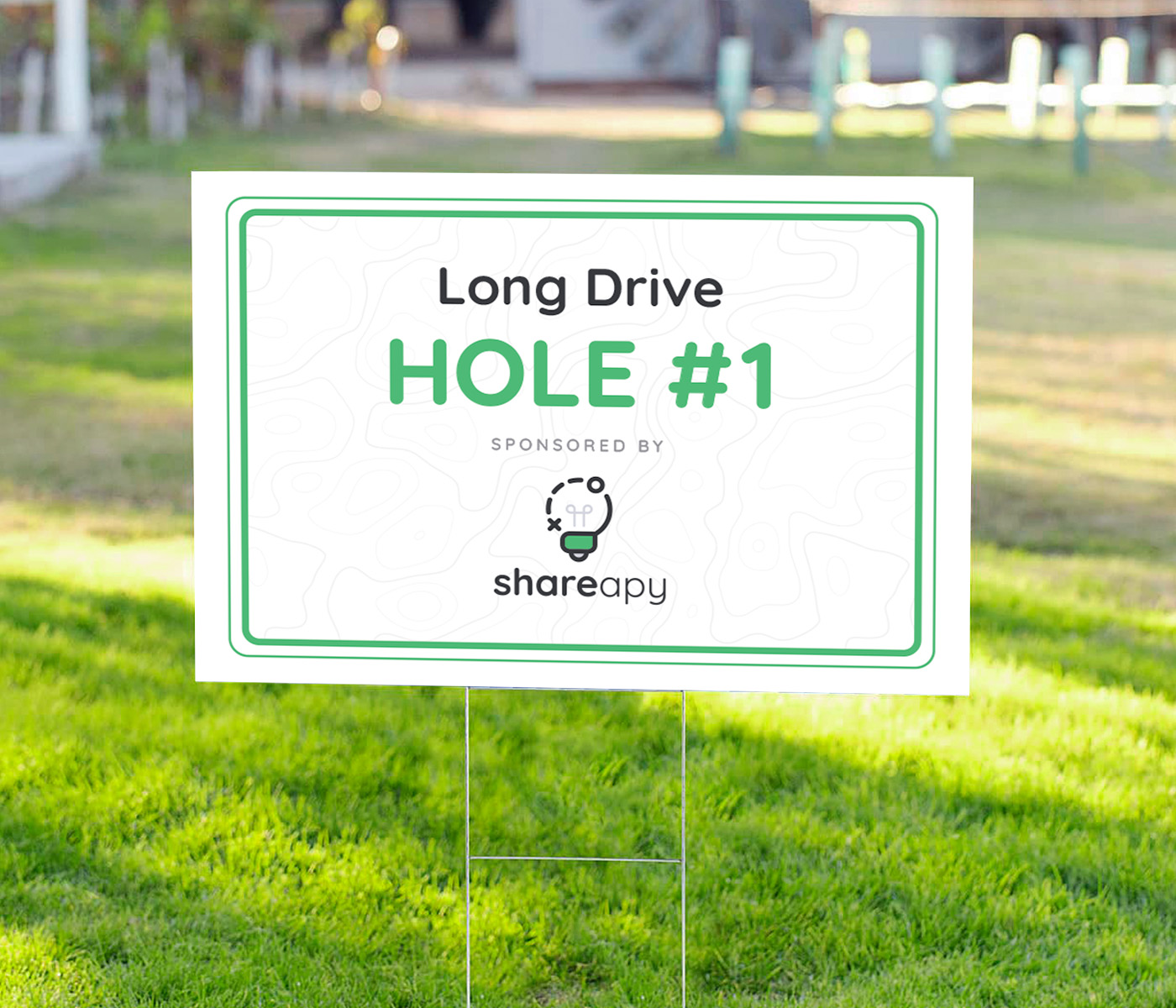 shareapy-signage-1 Yard sign for Shareapy golf event