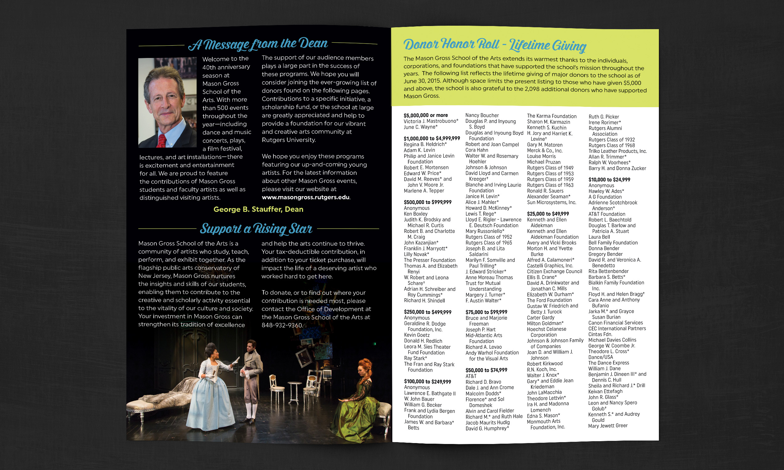 Program Cover (inside)